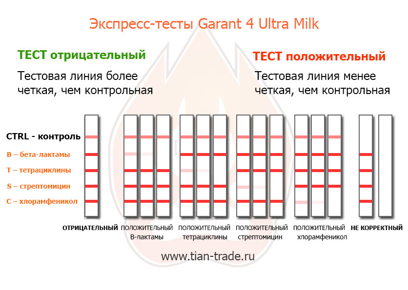 Расшифровка тестов Garant
